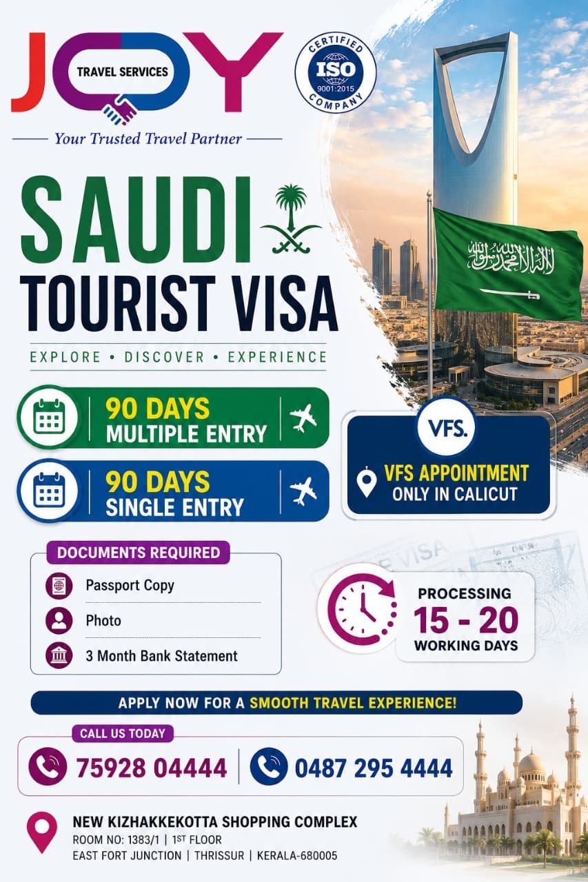 Joy Travel Services offer 20
